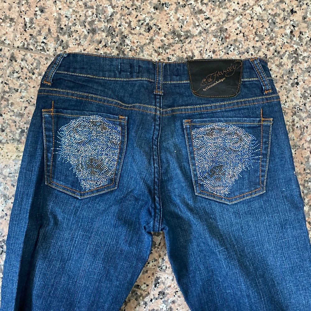 Ed Hardy Vintage Bedazzled Jeans